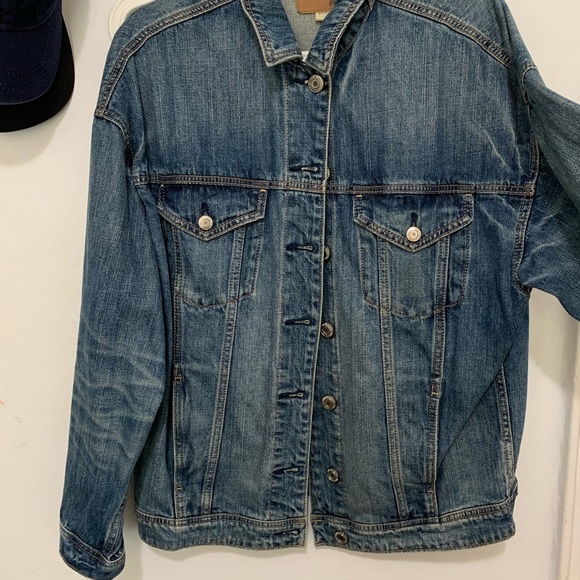 american eagle oversized denim jacket